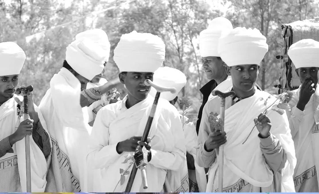 An Ethiopian Orthodox deacon in vestments, reflecting the worship and service students learn about in our programs